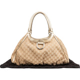 Gucci Monogram GG Canvas Abbey D-Ring Hobo Shoulder Bag
