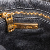 Miu Miu Quilted Leather Eyelet Crossbody Bag