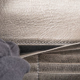Gucci Lizard-Embossed Metallic Leather Dionysus Wallet On Chain Crossbody Bag