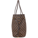 Louis Vuitton Monogram Damier Ebene Canvas Neverfull MM Shoulder Bag