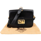 Celine Boxcalf Leather Horse Carriage Triomphe Shoulder Bag