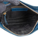 Balenciaga Blue Leather Classic Hip Crossbody Bag