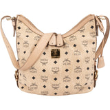 MCM Monogram Visetos Hobo Crossbody Bag