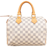 Louis Vuitton Monogram Damier Azur Speedy 25 Handbag