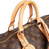 Louis Vuitton Monogram Canvas Keepall 55 Bandoulière Travel Bag