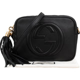 Gucci Pebbled Leather GG Soho Disco Camera Crossbody Bag