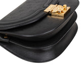 MCM Visetos Monogram Embossed Leather Patricia Saddle Crossbody Bag