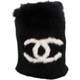 Chanel Fur CC Muffler Arm Warmer Armstulpe