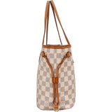 Louis Vuitton Monogram Damier Azur Neverfull PM Shoulder Bag