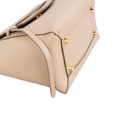 Celine Beige Grained Calfskin Belt Handbag