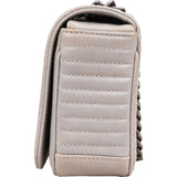 Chanel Aged Quilted Calfskin Coco Boy Single Flap Crossbody Bag