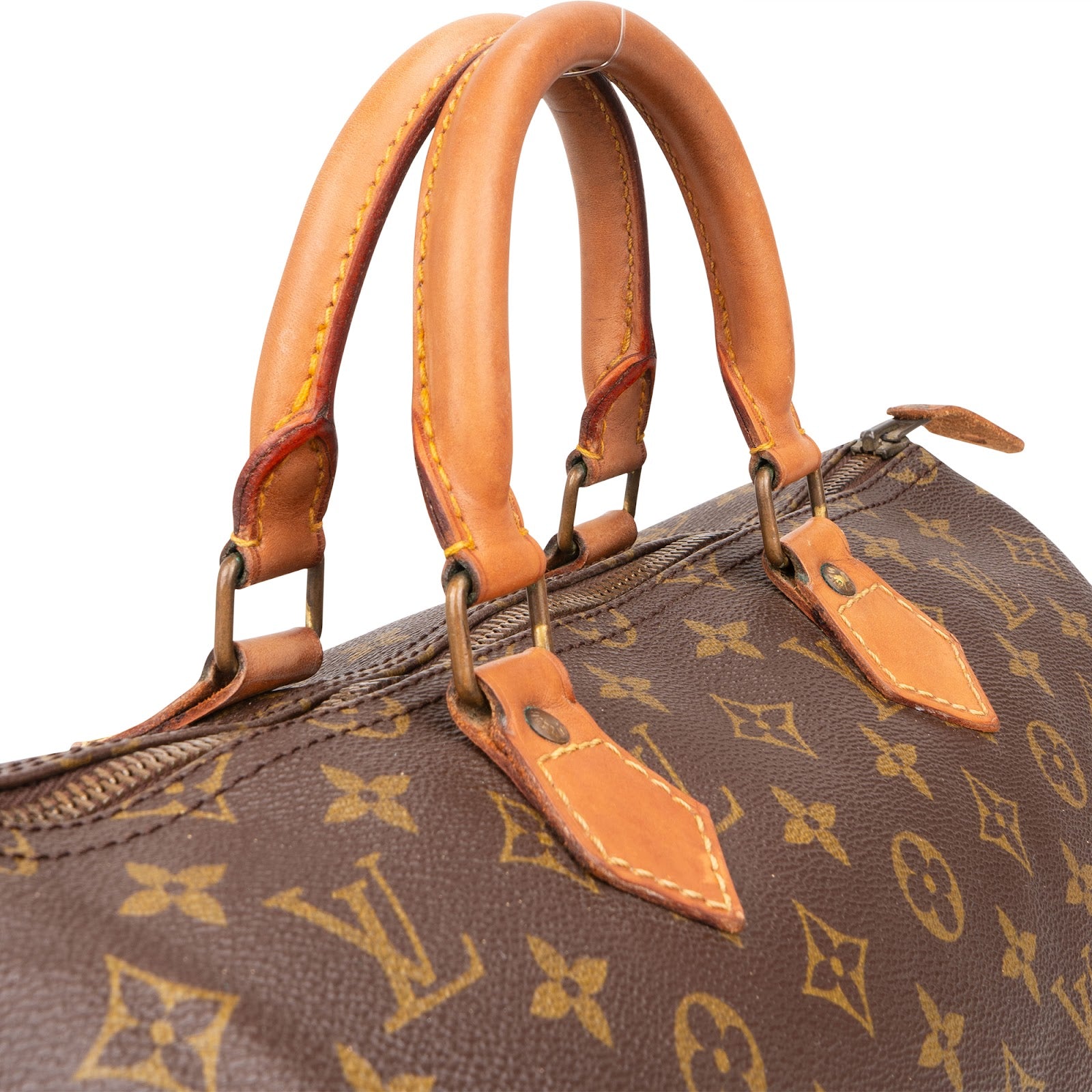 Louis Vuitton Monogram Canvas Speedy 35 Handbag - vintageandkickz