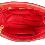 Prada Red Saffiano Leather Galleria Handbag