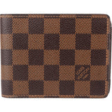Louis Vuitton Monogram Damier Ebene Slender Card Holder Wallet
