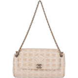 Chanel Travel Line Monogram Single Flap Crossbody Bag