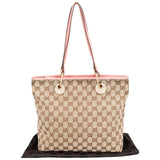 Gucci Monogram GG Canvas Tote Shoulder Bag