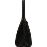 Chanel Quilted Suede Medallion Handbag