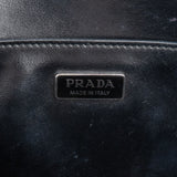 Prada Black Brushed Patent Leather Femme Shoulder Bag