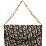 Christian Dior Trotter Monogram Jaquard Vintage Single Flap Shoulder Bag