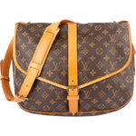 Louis Vuitton Monogram Canvas Saumur 35 Crossbody Bag - vintageandkickz