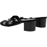 Hermès Special Edition Black Suede Crystal Oran Sandals (37)