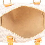Louis Vuitton Monogram Damier Azur Canvas Speedy 25 Handbag