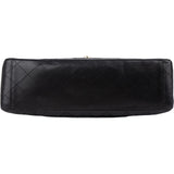 Chanel Quilted Lambskin 24K Gold Maxi Single Flap Crossbody Bag