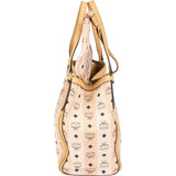 MCM Monogram Striped Visetos Canvas Stripe Hobo Shoulder Bag