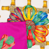 Hermès Les Rubans du Cheval Silk Carre 90 Scarf Tuch