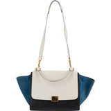 Céline Tricolor Leather Trapeze Handbag
