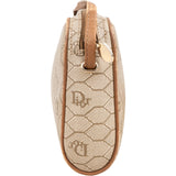 Christian Dior Honeycomb Monogram Coated Canvas Crossbody Bag