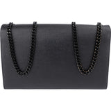 Saint Laurent Grain De Poudre Embossed Leather Kate Chain Crossbody Bag