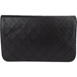 Chanel Quilted Lambskin 24K Gold Single Flap Shoulder Bag
