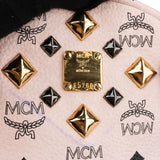 MCM Monogram Visetos Stark Studded Bicolor 2 in 1 Backpack