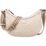 Gucci Monogram GG Canvas Hobo Crossbody Bag