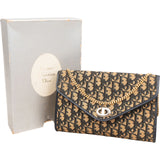 Christian Dior Trotter Monogram  Canvas Vintage Envelope Flap Shoulder Bag