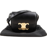 Celine Shiny Calfskin Mini Claude Triomphe Crossbody Bag