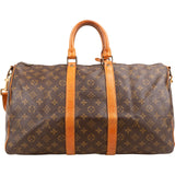 Louis Vuitton Monogram Canvas Keepall 45 Bandoulière Travel Bag