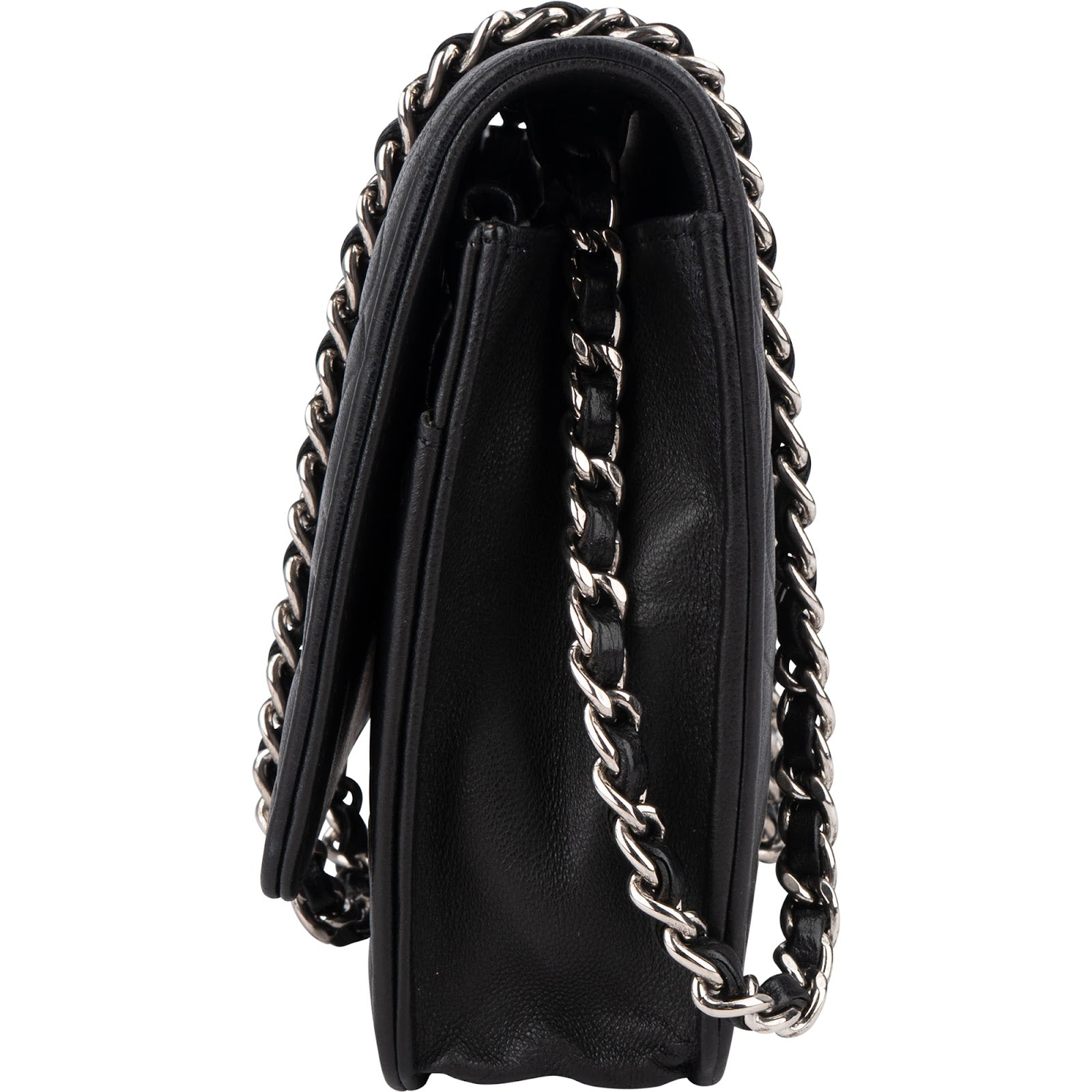 [🔄️B06 / F04] Chanel Embossed Calfskin Camellia On Chain Wallet - vintageandkickz