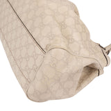 Gucci Off White Guccissima Leather Sukey Handbag