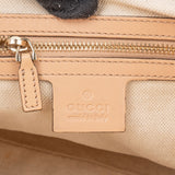 Gucci Monogram GG Metallic Canvas Lovely Heartbit Tote Handbag