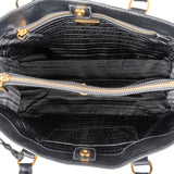 Prada Black Saffiano Leather Galleria Handbag