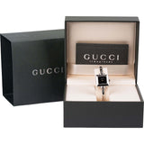 Gucci Silver Tone Square 1900L Bangle Woman Watch
