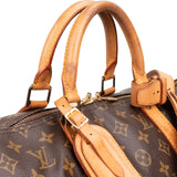 Louis Vuitton Monogram Canvas Keepall 50 Bandoulière Travel Bag