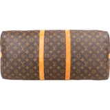Louis Vuitton Monogram Canvas Keepall 55 Bandoulière Travel Bag