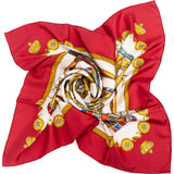 Hermès Les Tambours Silk Carre 90 Scarf Tuch
