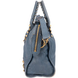 Balenciaga Blue Leather City Handbag