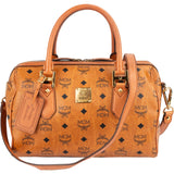 MCM Monogram Visetos Heritage Boston Handbag
