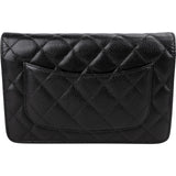 Chanel Caviar Leather Wallet On Chain Crossbody Bag