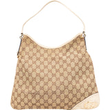 Gucci Monogram GG Canvas New Britt Hobo Shoulder Bag